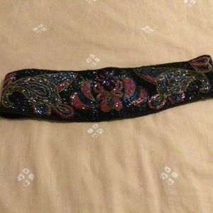 Grainne for Anthony Norman collection  wide beaded belt  size s women’s